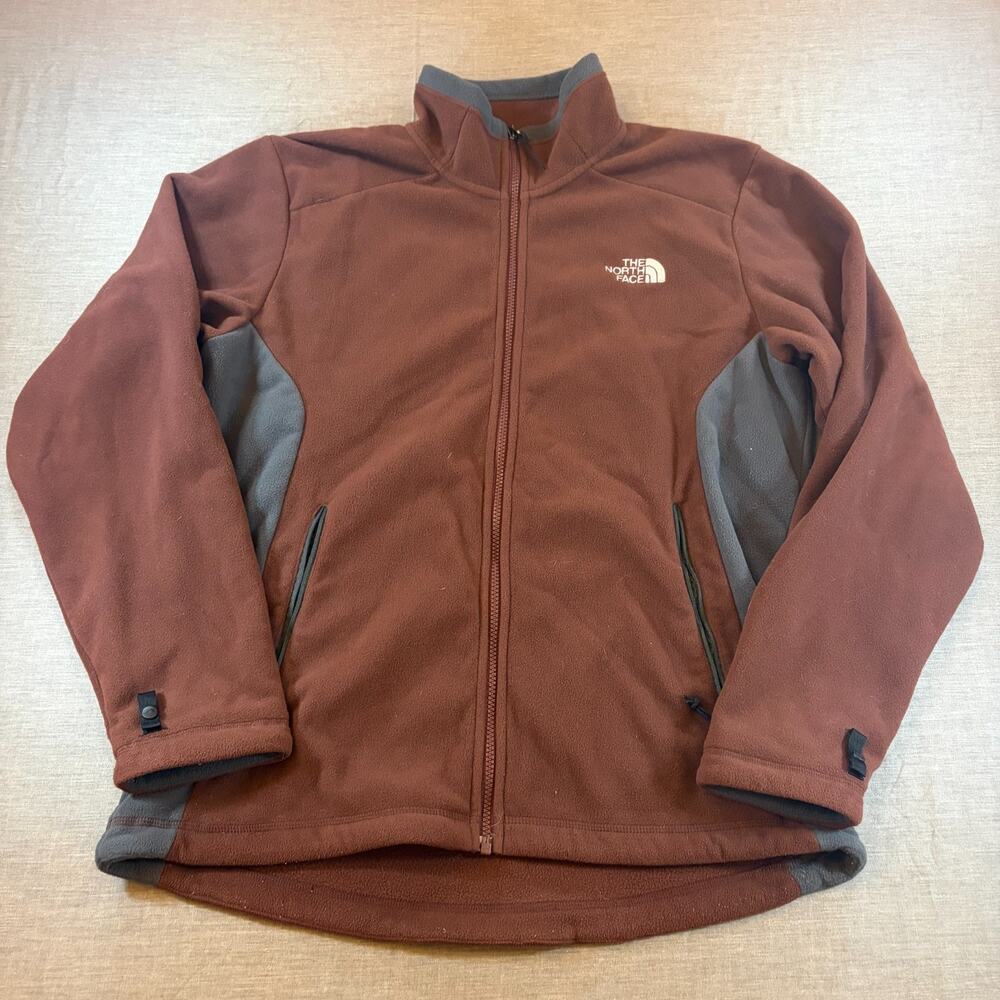 The North Face Brown Fleece Jacket Men's Size M Outdoor